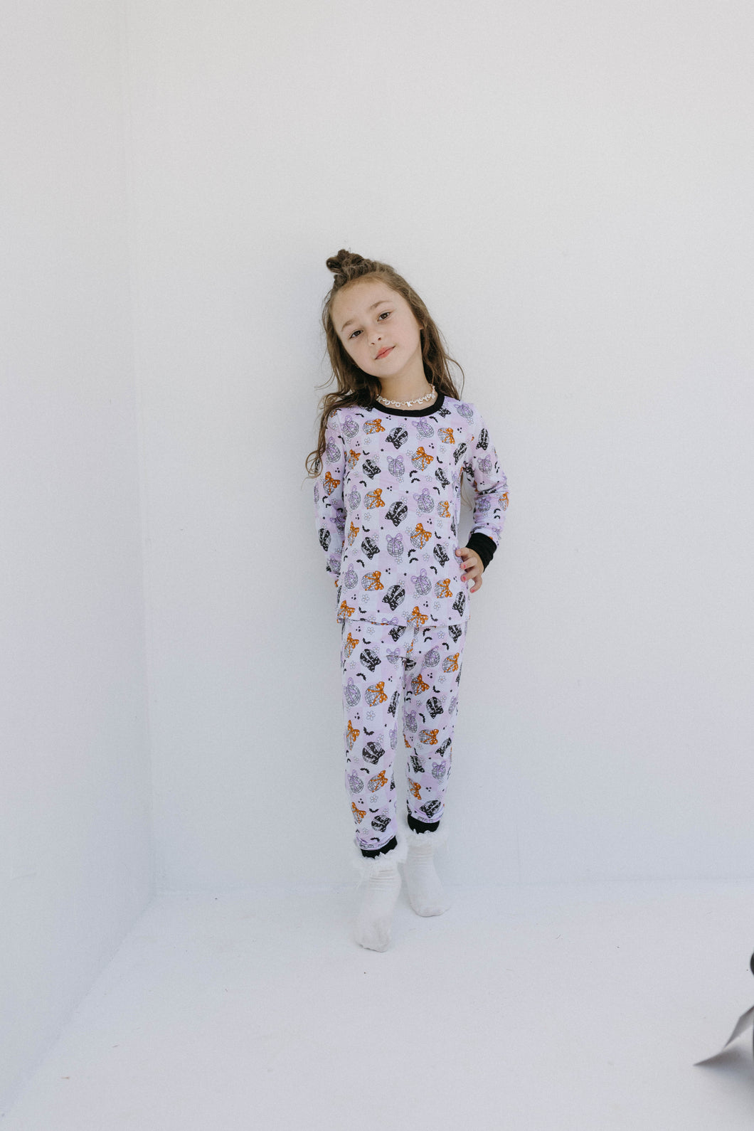 Disco Bow Halloween Pjs