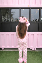 Load image into Gallery viewer, Womens Pink Checkered Pjs
