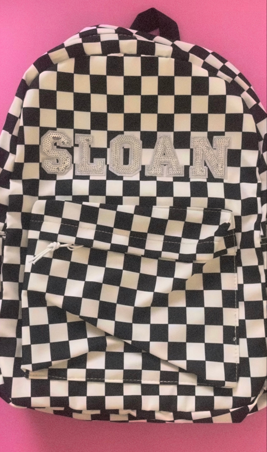 Checkered Backpack